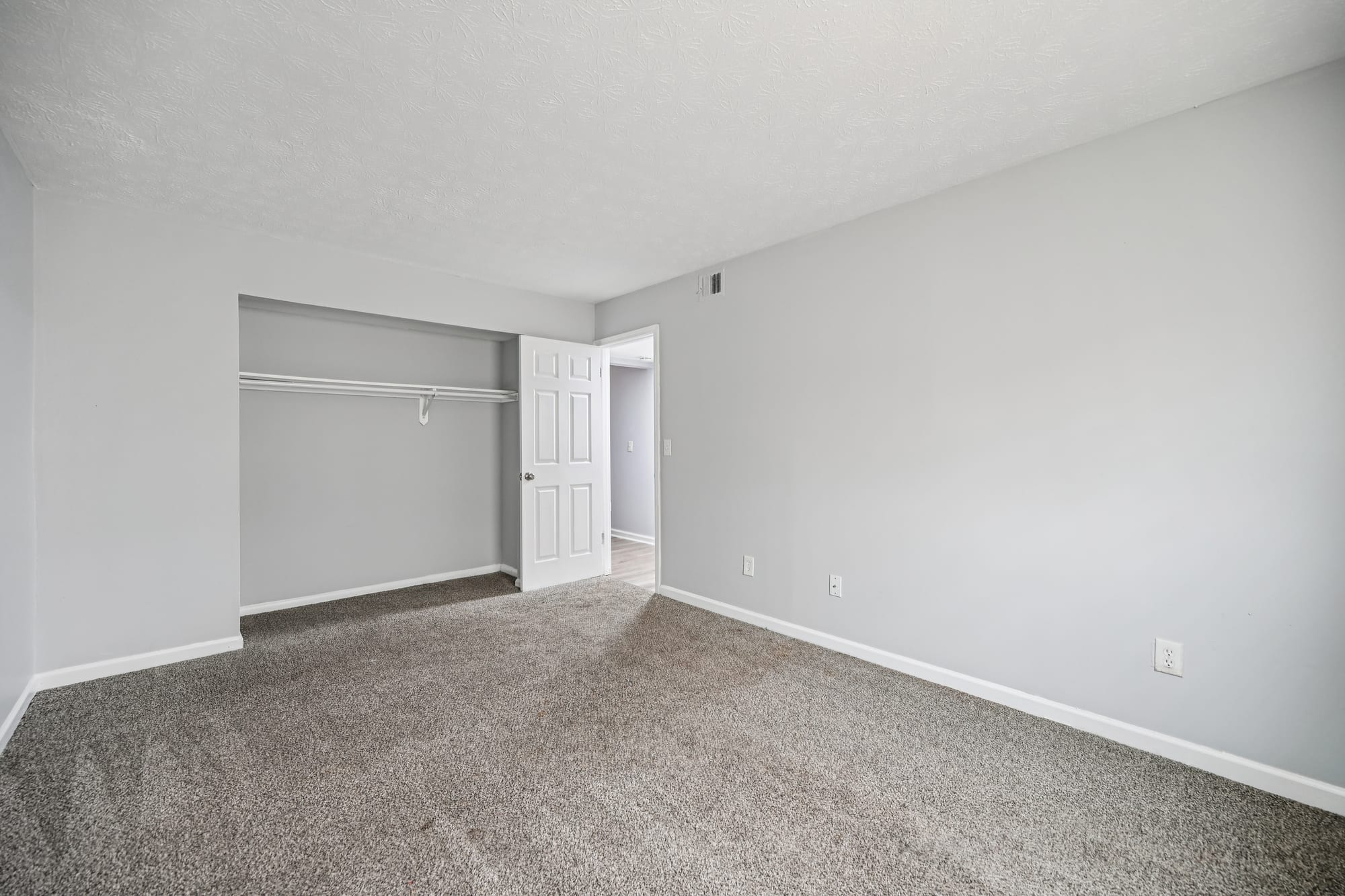 Primary Bedroom — 2 bed / 1 bath apartment at Cleve Royale (photo 3)